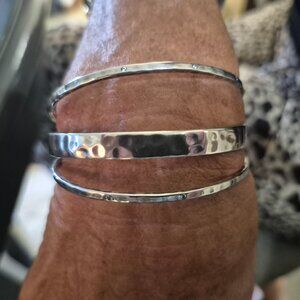 Grace & Heart G&H METRO Bracelet .925 Sterling Silver CZ 2 1/2” Jewelry